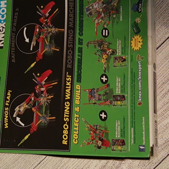 K'NEX BEASTS ALIVE Motorized Building Sets - Robo-Sting, Bronto Knex COMPLETE - Picture 10 of 16